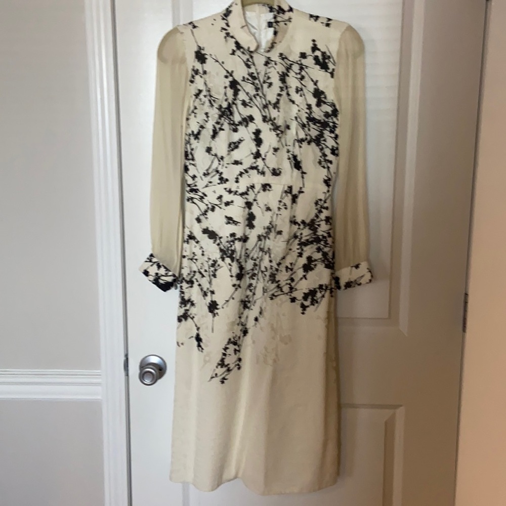 Black and cream dress